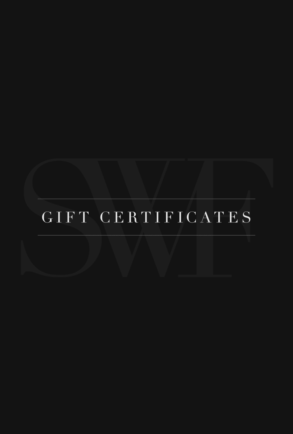 Gift Certificates